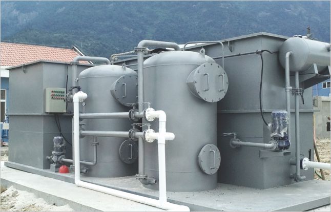 陕西西安气浮过滤一体化设备施工现场