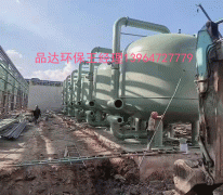 污水预处理机械过滤器安装现场